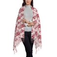 thumbnail image 2 of Fotbe Orchids Flowers Print Womens Fall Winter Scarf Tassel Soft Warm Blanket Scarves Womens Shawl Wraps, 2 of 8
