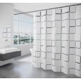 thumbnail image 3 of SDNall Shower Curtain Polyester Shower Curtain Waterproof Bathroom Curtain, 3 of 6