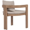 thumbnail image 6 of Meridian Furniture Newport Beige Water Resistant Fabric Patio Dining Chair, 6 of 11