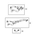 thumbnail image 1 of Car Heater Supply and Return Hose Radiator Cooling Hose for Jeep, 1 of 5