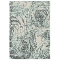 SAFAVIEH Audrey Britta Abstract Area Rug, Blue/Grey, 8' x 10'