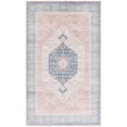 thumbnail image 2 of SAFAVIEH Arizona Kade Medallion Polyester Area Rug, Rust/Aqua, 3' x 5', 2 of 13
