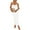 White, variant on Women's Bodycon Long Dresses Summer Strapless Tube Twist Knot Front Ribbed Knit Maxi Cocktail Dress with Slit