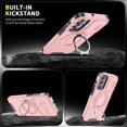 thumbnail image 2 of for Samsung Galaxy A15 4G/5G Case, Military Grade Shockproof Bumper Rugged Rotating Stand Ring Holder Anti-Scratch Magnetic Cover Compatible with Car Mount Case,Pink,For Galaxy A15 4G/5G, 2 of 10