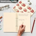 thumbnail image 5 of Cartoon Popcorns Ring Binder Notebook Journey Note Diary College Ruled Spiral Notebook Study Loose Leaf Paper A5 60 Pages, 5 of 8