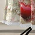 thumbnail image 5 of YAZAOO Round Tablecloth Valentines Day Heart Printing Pattern Tableclothes, 5 of 8