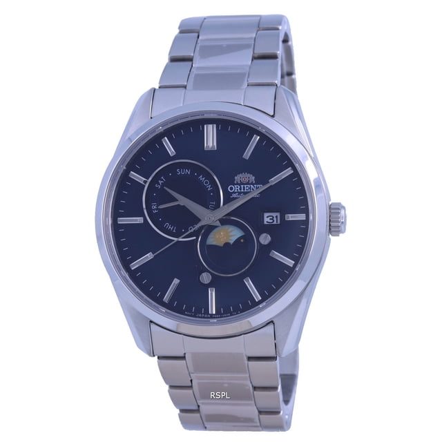 Orient Contemporary Sun & Moon Blue Dial Automatic RA-AK0308L10B RA-AK0308L30B Men's Watch
