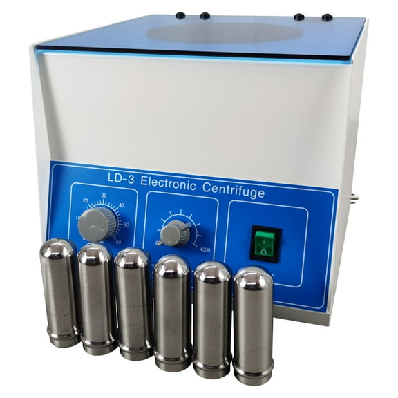 PreAsion Electric Benchtop Centrifuge LD-3 6 Holes Lab Centrifuge Low Speed 4000rpm 6*50ml 110V