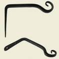 thumbnail image 3 of Worgeous  2 PCS Wrought Iron Hook Hanger Hanging Flower Pots Hooks Black, 3 of 8