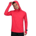 thumbnail image 7 of BRGZLK UPF50+ Long Sleeve Hooded Sun Protection Shirt For Men Thumb Hole Watch Window Quick Dry Breathable For Summer Fishing Outdoor Hiking Beach Casual, 7 of 7
