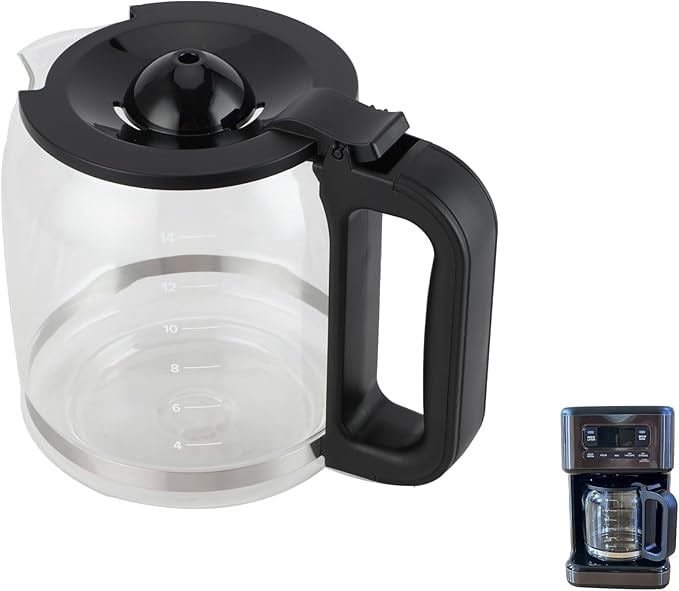 bunn 12-cup glass coffee decanter, black - Walmart.com