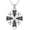 Celtic Five-Fold Cross, variant on 925 Sterling Silver Jerusalem Cross Necklace for Men Women - Crusader Cross Pendant, Catholic Christian Jewelry Religious Faith Gift, 18"+2" Chain, 2 Styles