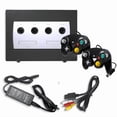 thumbnail image 2 of Nintendo GameCube Game Console Refurbished Bundle with 2 Retrofam Controllers (Black) & Metroid Prime Game, 2 of 8