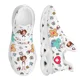 thumbnail image 1 of Zapatillas deportivas de malla con estampado de enfermera para mujer, calzado ligero y casual para correr, con patrón de suministros médicos, 1 of 6