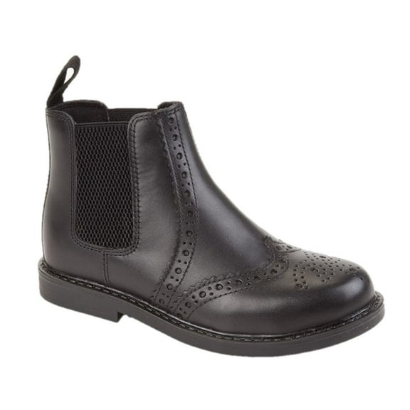 Roamers Boys Leather Ankle Boots