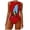 Red, variant on Summer One Piece Swimsuit Womens Y2K Bathing Suit Graffiti Abstract Print Swimwear High Neck Tankini Swimsuits