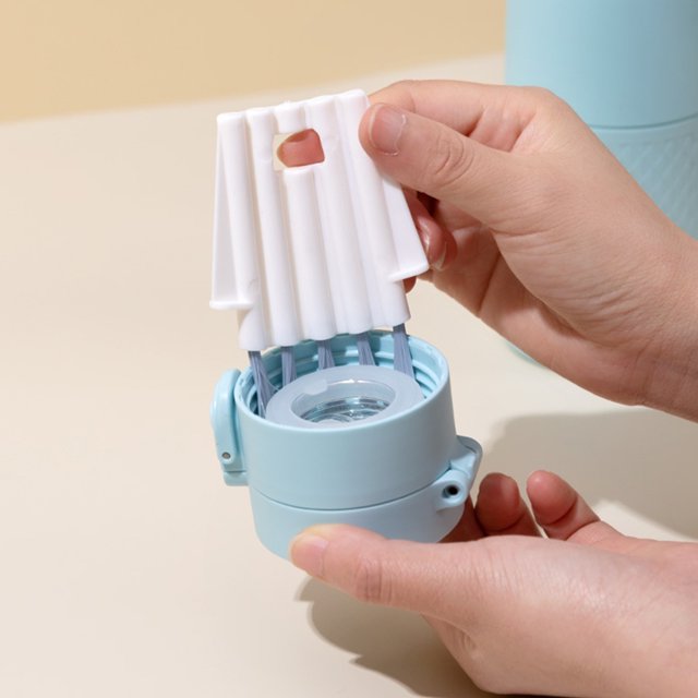 unbranded 4Ud Cepillo Compacto Para Limpieza De Grietas En Hogar Y Tapas De Vasos Duradero