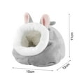 thumbnail image 5 of UDIYO Hamster Warm Bed, Cozy Guinea Pig  Cave House, Cute Small Animals Sleeping Nest for Dwarf Hamsters, Mini Hedgehogs and Small Pets Cage Accessories, 5 of 7