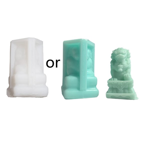 Kirin/Lion Resin Mold Epoxy Casting Mold for DIY Soap Candle Home Decors