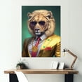 thumbnail image 2 of Designart Photorealistic Of Lion Canvas Wall Art, 2 of 5