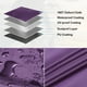 thumbnail image 4 of Motorcycle Cover All Season Universal Weather Waterproof Sun with Storage Bag Fits Up to 96.46'' Motorcycles Vehicle Cover XL Purple Silver Tone, 4 of 7