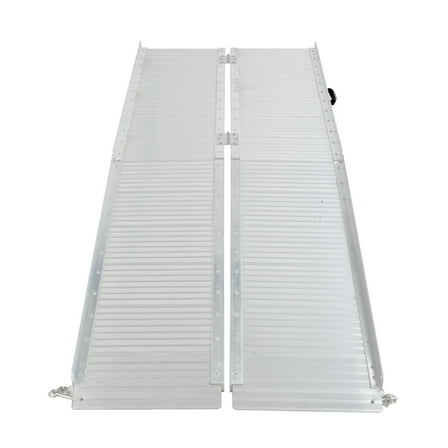 UBesGoo 6' Folding Aluminum Ramp Mobility Wheelchair Scooter Threshold Portable