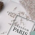 thumbnail image 4 of 100 Units Clear Plastic Head Push Pins, Rose Gold Thumbtacks, Wall Push Pin, Corkboard Push Pins, I-shaped Needle, 4 of 5