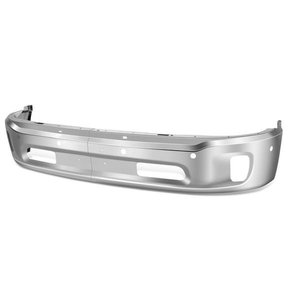 DNA Motoring Chrome Front Bumper Face Bar w/ Fog Light Sensor Holes for 14-18 Ram 1500 19-24 Classic