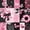 Black Pink White, variant on Manfei Gothic Bow Bedding Comforter Set 7pcs for Girls Teens,Kids Geometric Plaid Vintage Roses Queen Bedding Sets,Black Reversible,Ultra Soft Home Decor
