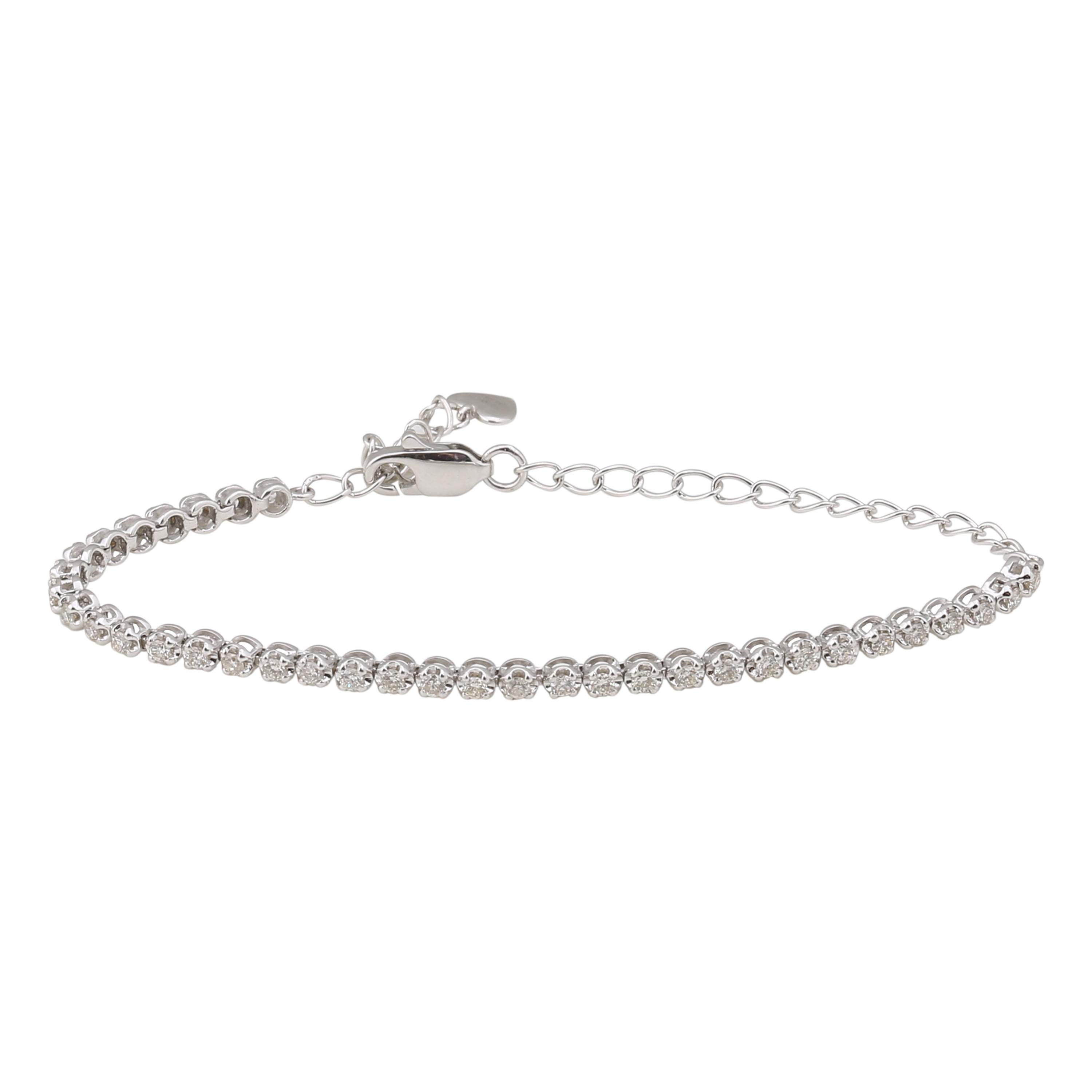 REEMARK™ REEMARK™ 18k White Gold 2mm Diamond Strand Tennis Bracelet