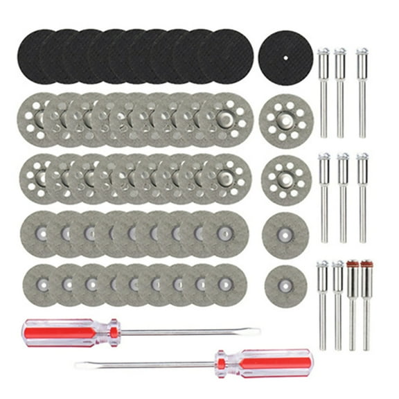 62PCS Diamond Cutting Wheel Metal Cut Off Disc For Dremel Rotary Tool Die Grinder TAPDRA Spare Part