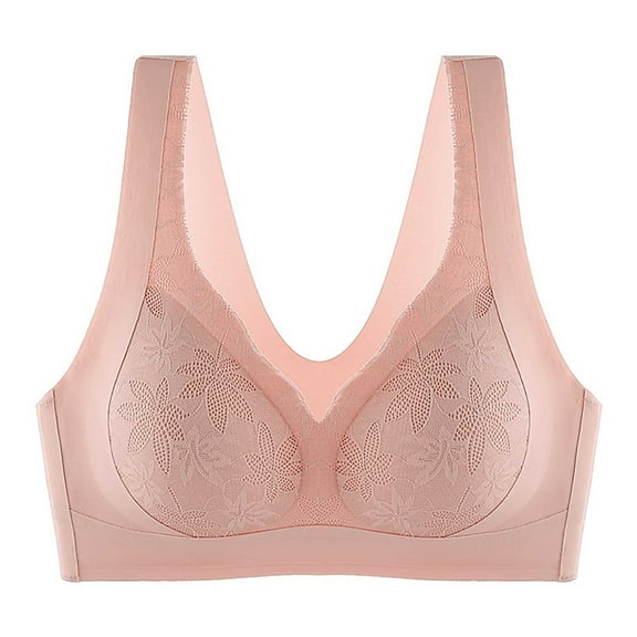 Posijego Women's Full Coverage Bra Seamless Push up Everyday Bra Comfort Pullover No Underwire Bras