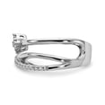 thumbnail image 4 of 925 Sterling Silver Polished with CZ Ring Size: 7; for Adults and Teens; for Women and Men, 4 of 5