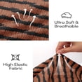 thumbnail image 6 of Sleeveless Striped Print Women Spaghetti Strap V-neck Mini Dress with Built in Shorts, 6 of 7