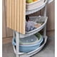 thumbnail image 4 of Estante de Almacenamiento Triangular Macarena para Baño Blanco Pequeño, 4 of 8