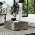 thumbnail image 6 of Uttermost Kareem Modern MDF Wood Coffee Table in Metallic Gray, 6 of 6