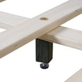 thumbnail image 7 of Christopher Knight Home Queen Upholstered Platform Bed  with Thick Headboard, White, 7 of 7