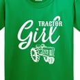 thumbnail image 4 of Inktastic Tractor Girl Youth T-Shirt, 4 of 5