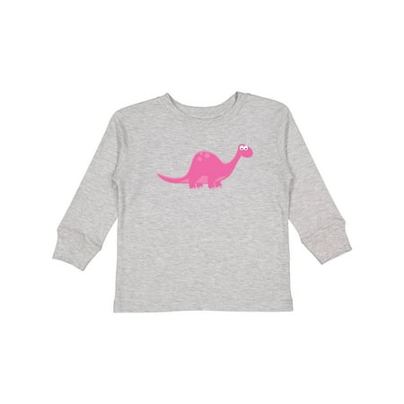

Inktastic Pink Dinosaur Gift Toddler Toddler Girl Long Sleeve T-Shirt