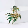 thumbnail image 6 of Oasiva Sophisticated Goldfish Brooch Pin Unique Styles Portable Accessory for Parties, 6 of 15