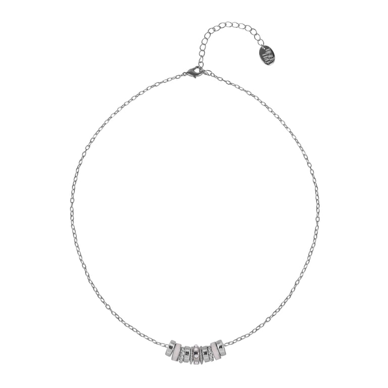 Time and Tru Pearl Birthstone Silvertone Necklace, June photo 1