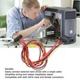 thumbnail image 4 of 22pin Data Cable, Extension Cable Male to Female Combo for Laptop with Data Line and Power Line, Compatible with External Hard Drives, PVC Material for Durability and Performance,, 4 of 7