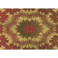 thumbnail image 1 of Ahgly Company Indoor Rectangle Patterned Orange Gold Area Rugs, 7' x 10', 1 of 1