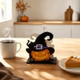 thumbnail image 4 of Wooden Napkin Holder Halloween, Ghost Pumpkin Table Decor, Rustic Paper Dispenser Centerpiece for Party Kitchen Dining Countertop Home Decoration(I), 4 of 4