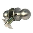 thumbnail image 1 of DOLITY Copper Passage Keyless Door Lock Chromed Door Knob And Door Handle For Interior, 1 of 7