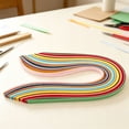 thumbnail image 6 of ZOURIH 36 Colors 1440 Strips Paper Quilling Strips Width 3mm Length 54cm Quilling Paper for Adults and Beginner DIY Craft,Multucolor, 6 of 6