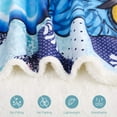 thumbnail image 3 of Owl Blanket Owl Gifts for Owl Lovers Women Owl Gifts for Girls Super Soft Sherpa Owl Throw Blankets (Blue) Blue, 3 of 7