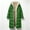 Green, variant on FSYBOA Men's Hooded Puffer Coat, Warm Long Length Thick Fleece Lined Winter Outerwear Coat Navy Size 3XL