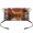 Amber, Auburn, variant on Window View Waitress Apron with 3 Pockets, Fall Sunrise Fallen Leaves Old Oak Tree Server Aprons Waterproof Kitchen Restaurant Half Waist Apron for Men Women