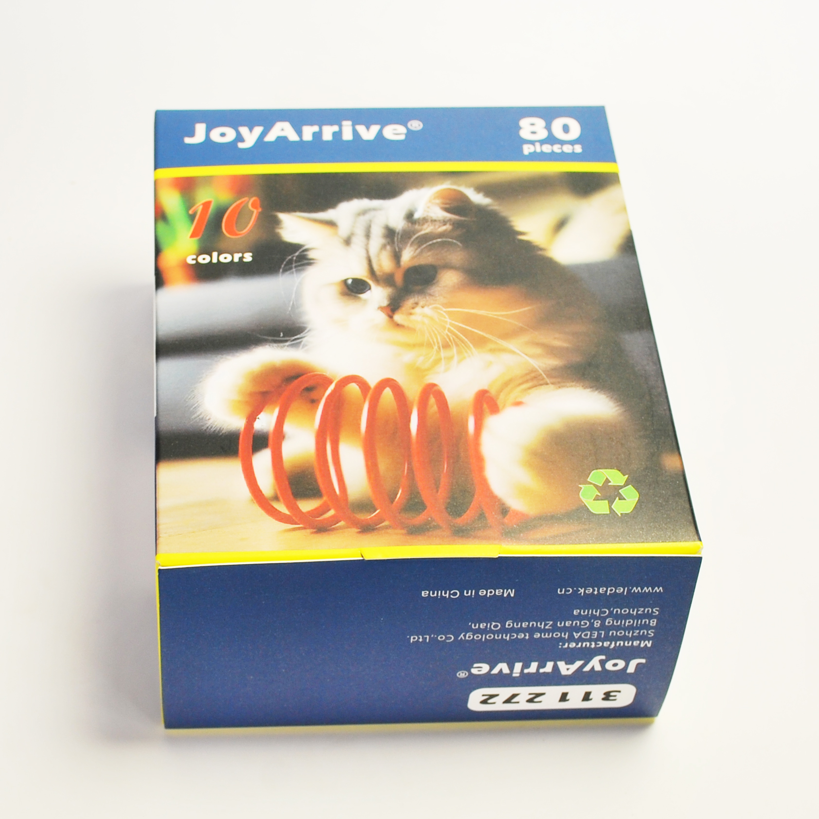 JoyArrive 80-Piece Cat Spring Toys Multicolor Set photo 7